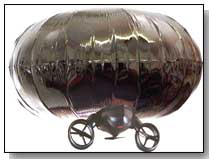 Photo of mylar motorized balloon. BHQ - the most complete collection of balloon info on the web.
