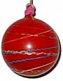 Photo of red yo-yo balloon. BHQ - the most complete collection of balloon info on the web.