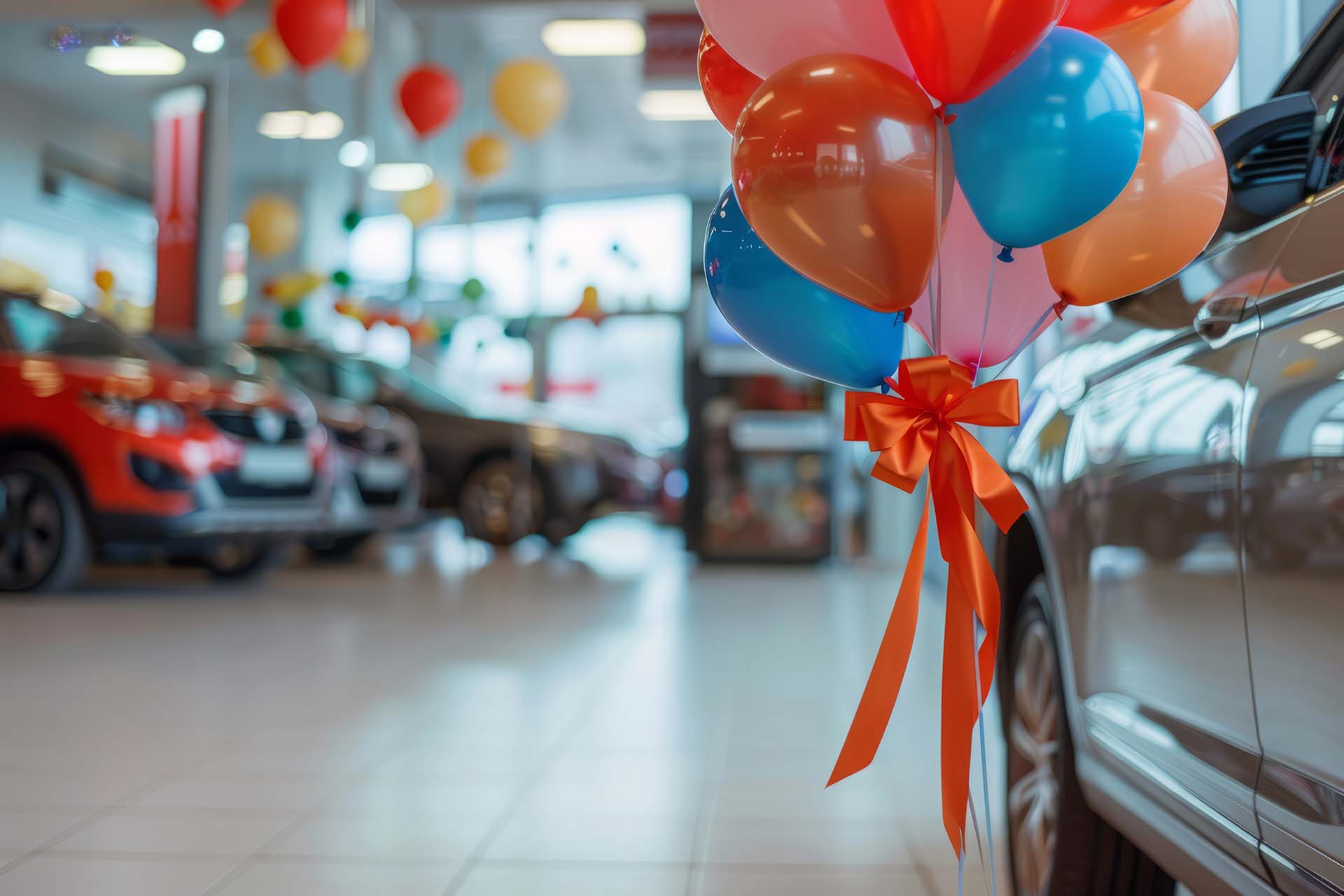 balloon decor for retail launches